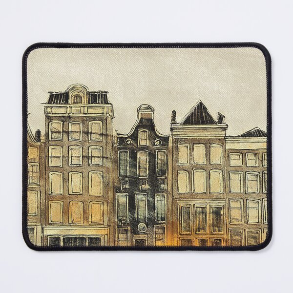 Item preview, Illustration of Amsterdam gabled houses designed and sold by Photopat.