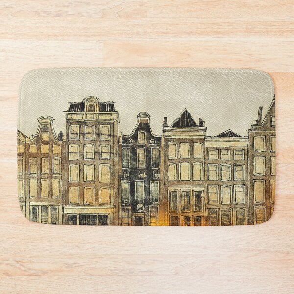 Item preview, Illustration of Amsterdam gabled houses designed and sold by Photopat.