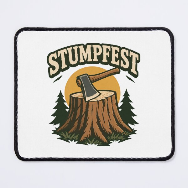 Item preview, Stumpfest Celebration Graphic Design Featuring Tree Stump and Festive Elements designed and sold by fred2266.