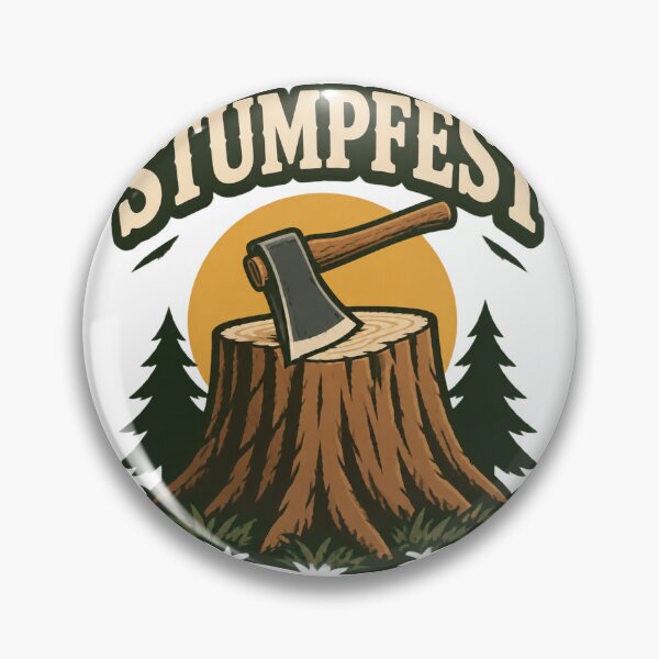 Item preview, Stumpfest Celebration Graphic Design Featuring Tree Stump and Festive Elements designed and sold by fred2266.