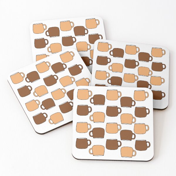 Item preview, Coffee Cup Pattern designed and sold by Nisha Prabhu.