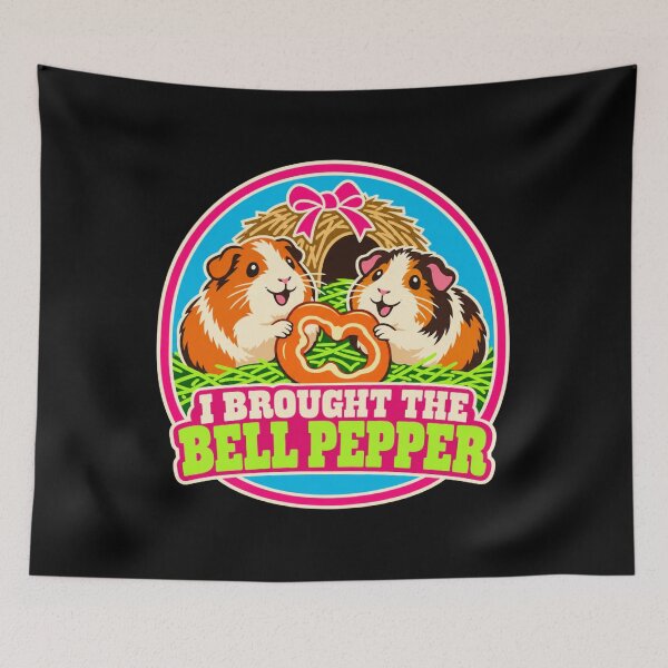 Item preview, I Brought The Bell Pepper Guinea Pig Holiday Humor designed and sold by DreamLayerStudio.