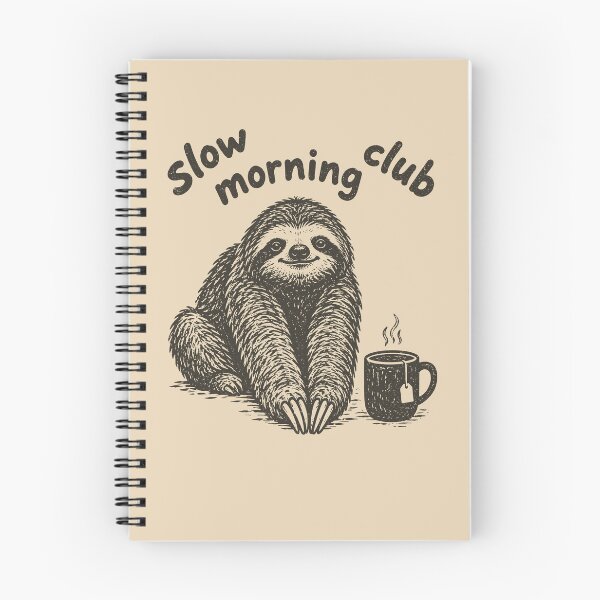Item preview, Slow Morning Club Funny Sloth Meme Caffeine designed and sold by Y-Vibes.