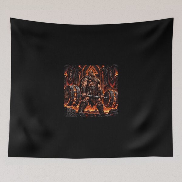 Item preview, Valhalla Gym Heavy Lifting Viking Warrior designed and sold by ValhallaHub.