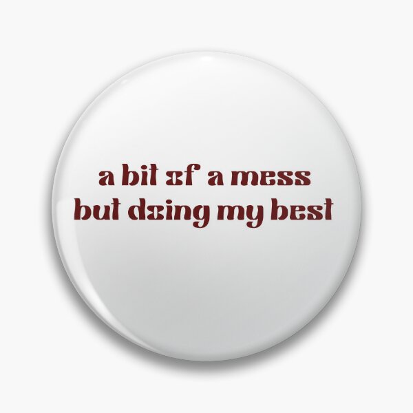 Item preview, A Bit Of A Mess But Doing My Best designed and sold by VibeoCanvasShop.