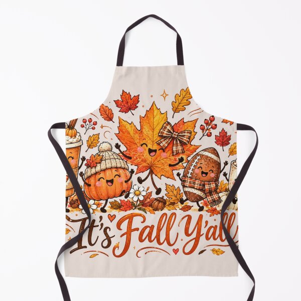 Item preview, It's Fall Y'all, Cute Autumn Doodles, Funny Thanksgiving, Cozy Coffee Season, Fall Vibes designed and sold by Quiajia.