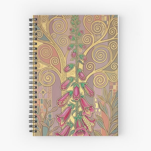 Item preview, Secessionist Apple Blossom Botanical Chronicle designed and sold by FreiherrPK.