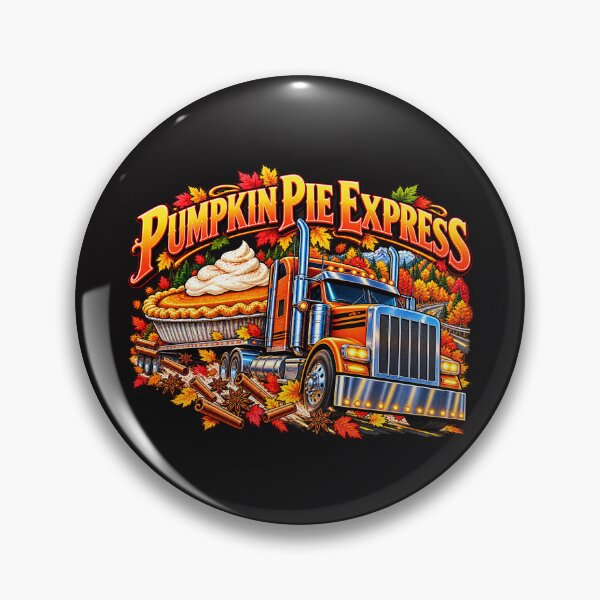 Item preview, Pumpkin Pie Express - Autumn Semi Truck designed and sold by NomadForge.