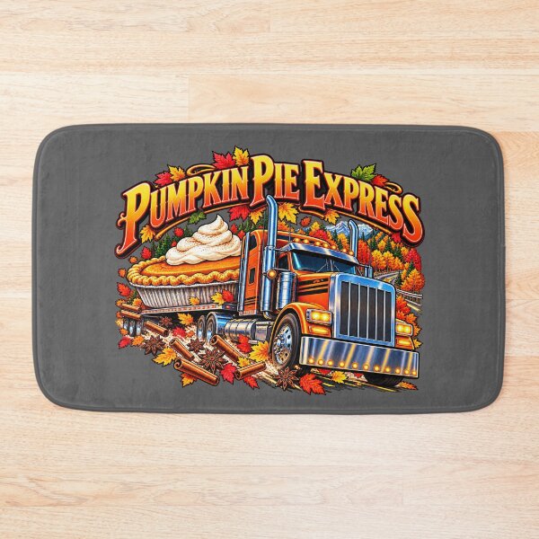 Item preview, Pumpkin Pie Express - Autumn Semi Truck designed and sold by NomadForge.