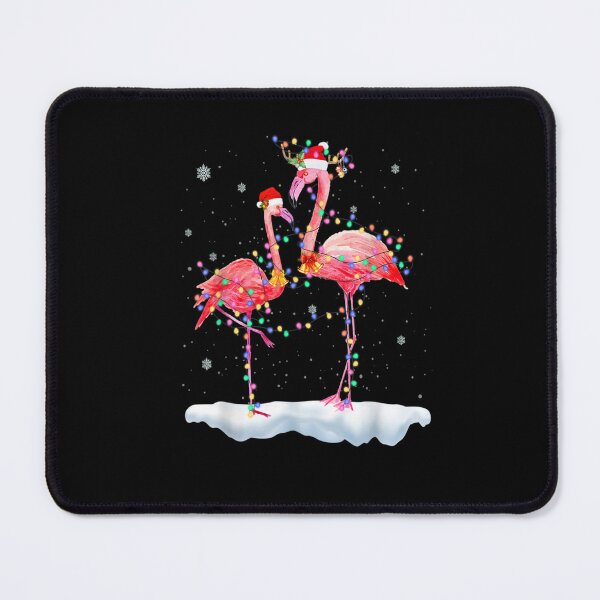 Item preview, Christmas Flamingo Family Colorful Lights designed and sold by WilfRedokry-21.