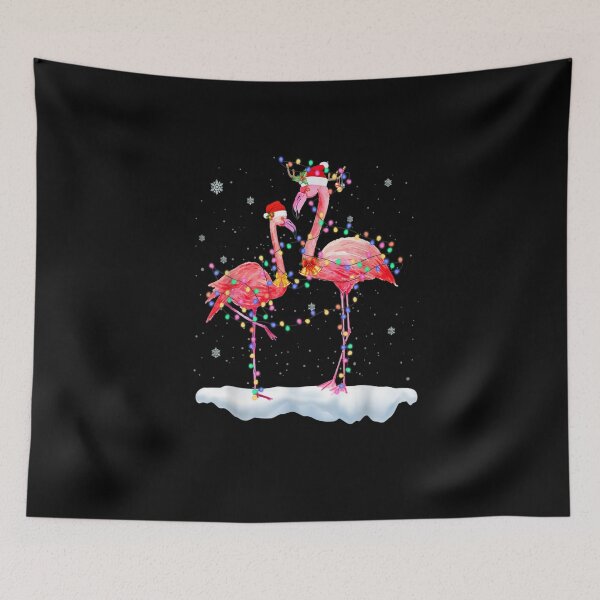 Item preview, Christmas Flamingo Family Colorful Lights designed and sold by WilfRedokry-21.