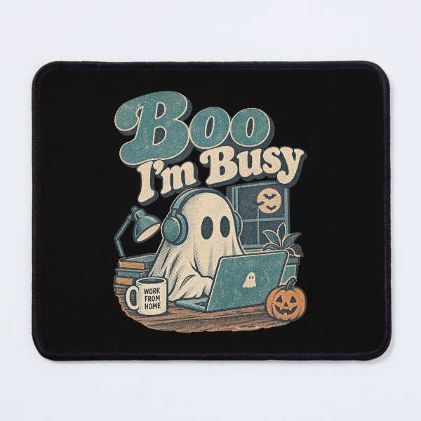 Item preview, Boo Im Busy Phantom Laptop Headphones Remote Work Funss designed and sold by yassin-stags.