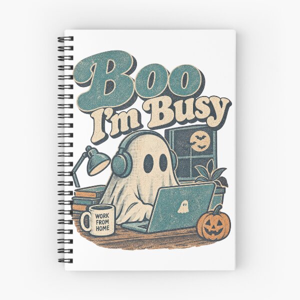 Item preview, Boo Im Busy Phantom Laptop Headphones Remote Work Funss designed and sold by yassin-stags.
