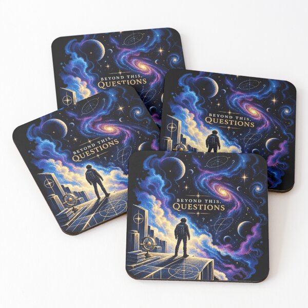 Item preview, Beyond This Questions Space Art Cosmic Philosophy Design    designed and sold by AstroPal28.