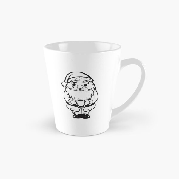 Item preview, Santa Claus with Coffee Christmas Funny Gift 2 designed and sold by OneLine Studio.
