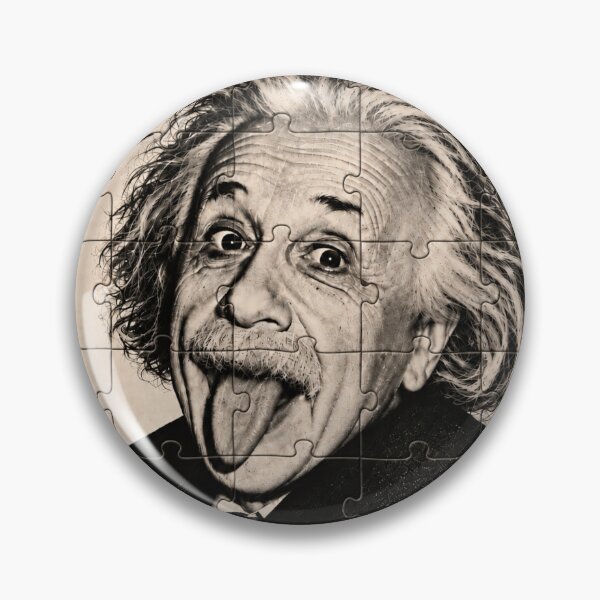 Item preview, Albert Einstein Jigsaw Puzzle Portrait – E=mc² Vintage Science Design designed and sold by Anniko Art Studio.