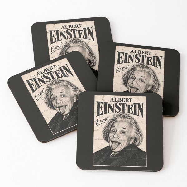 Item preview, Albert Einstein Jigsaw Puzzle Portrait – E=mc² Vintage Science Design designed and sold by Anniko Art Studio.