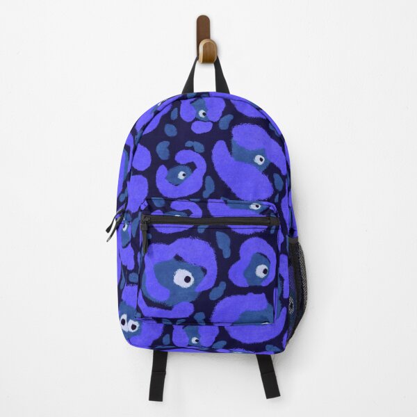Item preview, Blue Spooky Halloween Leopard Print Side Eye designed and sold by inkcapillo .