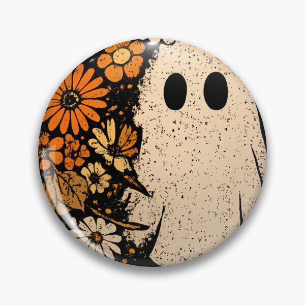 Item preview, Retro Floral Ghost Checkered Autumn Halloween designed and sold by cruddenstroud23.