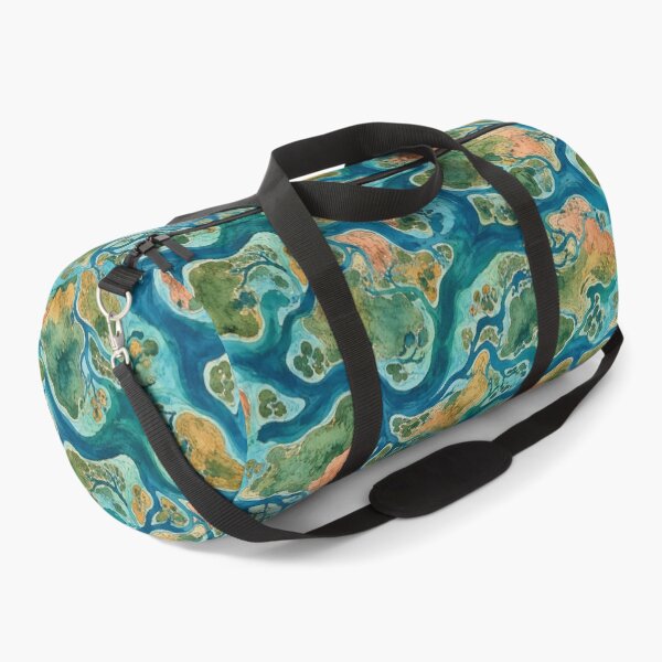 Item preview, Imaginary River Delta Watercolor Pattern designed and sold by frumixart.