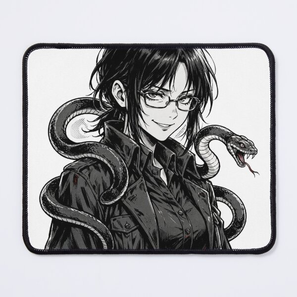 Item preview, Akane Sawatari Bold Comic Inks Sticker - Chainsaw Man Fan Art designed and sold by Lesley D.