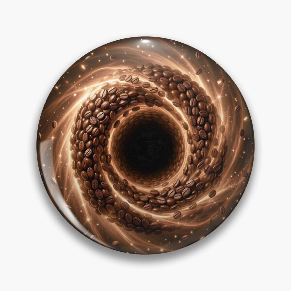 Item preview, The Great Caffeine Black Hole - Coffee Nebula Art designed and sold by Marcu Ioachim.