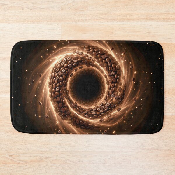 Item preview, The Great Caffeine Black Hole - Coffee Nebula Art designed and sold by Marcu Ioachim.