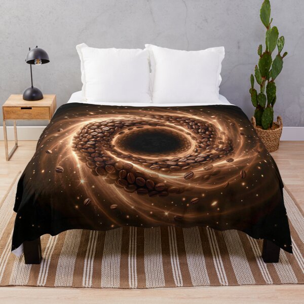Item preview, The Great Caffeine Black Hole - Coffee Nebula Art designed and sold by Marcu Ioachim.