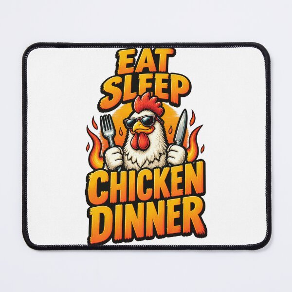 Item preview, Eat Sleep Chicken Dinner Gamer Lifestyle Design for PUBG Fans designed and sold by MirDemirDemirer.
