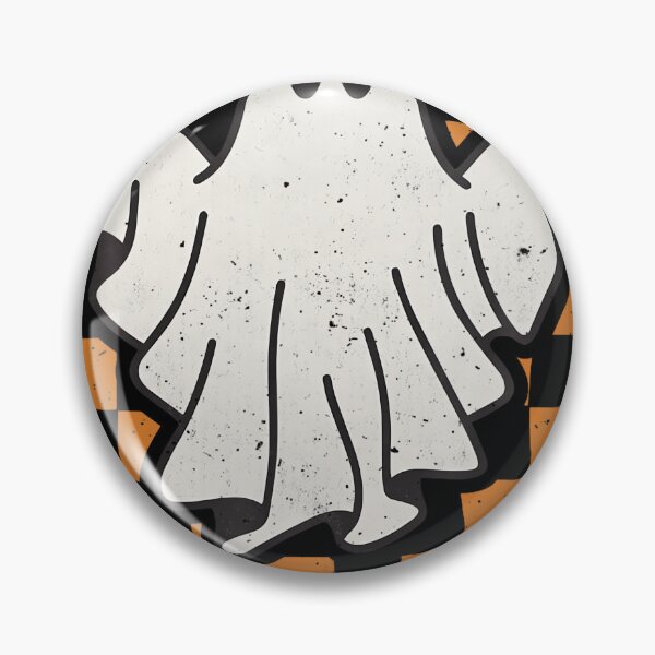 Item preview, Retro Vintage Checkered Ghost Halloween designed and sold by cruddenstroud23.