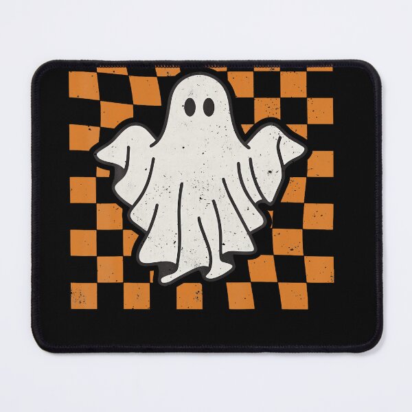 Item preview, Retro Vintage Checkered Ghost Halloween designed and sold by cruddenstroud23.
