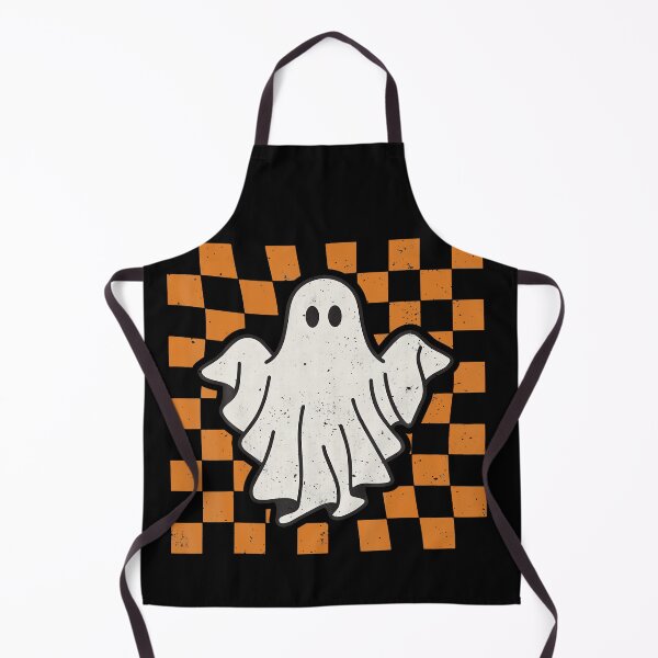 Item preview, Retro Vintage Checkered Ghost Halloween designed and sold by cruddenstroud23.