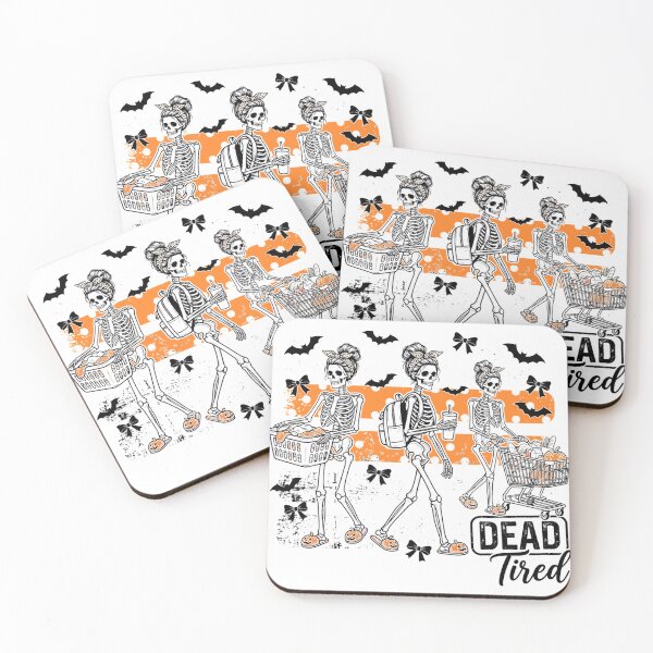 Item preview, Dead Tired Skeletons Mom Life Halloween Women designed and sold by ZAbiriarto.