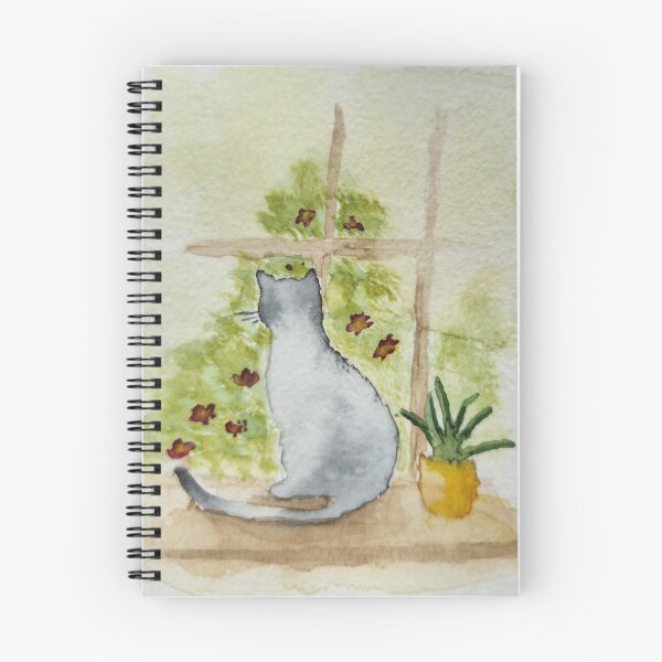 Item preview, Cat on a Windowsill designed and sold by Riverrawen.