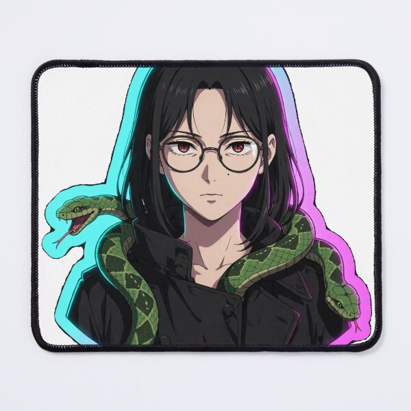 Item preview, Akane Sawatari Neon Glow Sticker - Chainsaw Man Fan Art designed and sold by Lesley D.