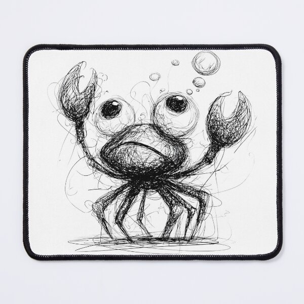 Item preview, Ocean Crab Doodle designed and sold by BRETT'S ART STUDIO.