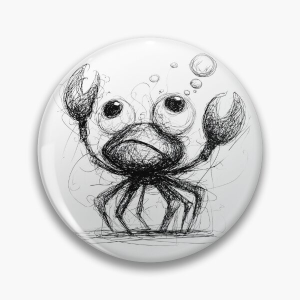 Artikelvorschau, Ozeankrabben-Doodle entworfen und verkauft von BRETT'S ART STUDIO.
