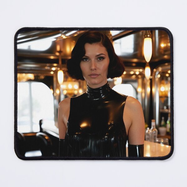 Item preview, Black Latex Dress & Opera Gloves – 1920s Glam designed and sold by Magic-Reality.