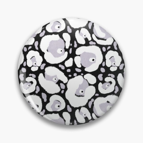 Item preview, Monochrome Spooky Halloween Leopard Print Side Eye designed and sold by inkcapillo .