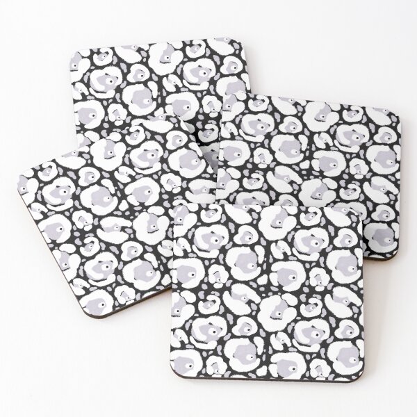 Item preview, Monochrome Spooky Halloween Leopard Print Side Eye designed and sold by inkcapillo .