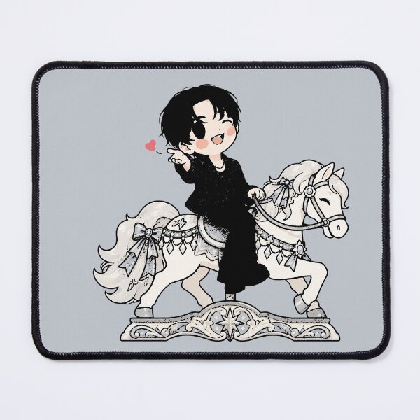 Item preview, Jin Seokjin Merry Go Gound – BTS Inspired Chibi Kpop Fan Art designed and sold by somewell.