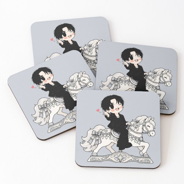 Item preview, Jin Seokjin Merry Go Gound – BTS Inspired Chibi Kpop Fan Art designed and sold by somewell.