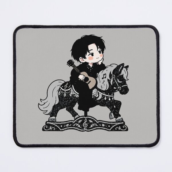 Item preview, Suga Yoongi Merry Go Gound – BTS Inspired Chibi Kpop Fan Art designed and sold by somewell.