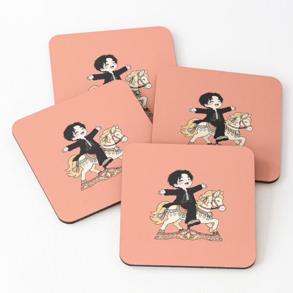 Item preview, J-Hope Merry Go Gound – BTS Inspired Chibi Kpop Fan Art designed and sold by somewell.