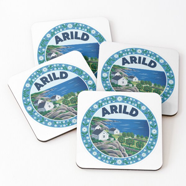 Item preview, Arild Coast Sweden Sticker designed and sold by Imaginarium of Chaos falcon88 .