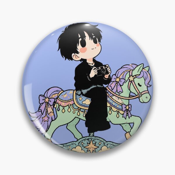 Item preview, V Taehyung Merry Go Gound – BTS Inspired Chibi Kpop Fan Art designed and sold by somewell.