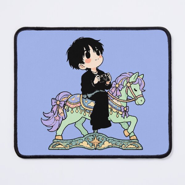 Item preview, V Taehyung Merry Go Gound – BTS Inspired Chibi Kpop Fan Art designed and sold by somewell.