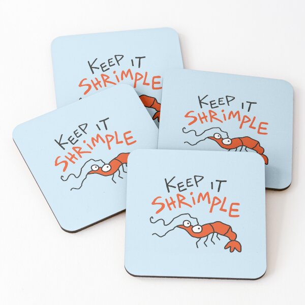 Item preview, Keep it shrimple  designed and sold by NQArtist.