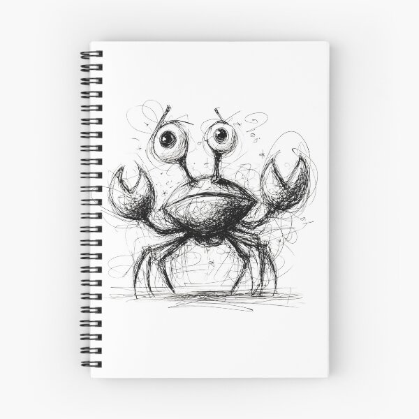 Item preview, family Crab Sketch designed and sold by BRETT'S ART STUDIO.