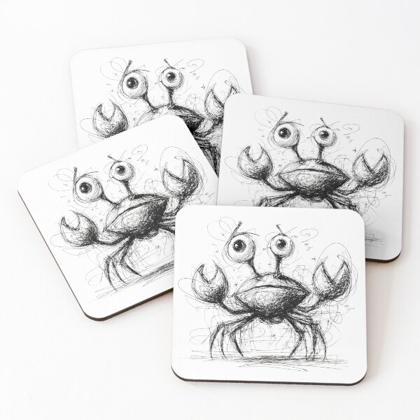 Item preview, family Crab Sketch designed and sold by BRETT'S ART STUDIO.